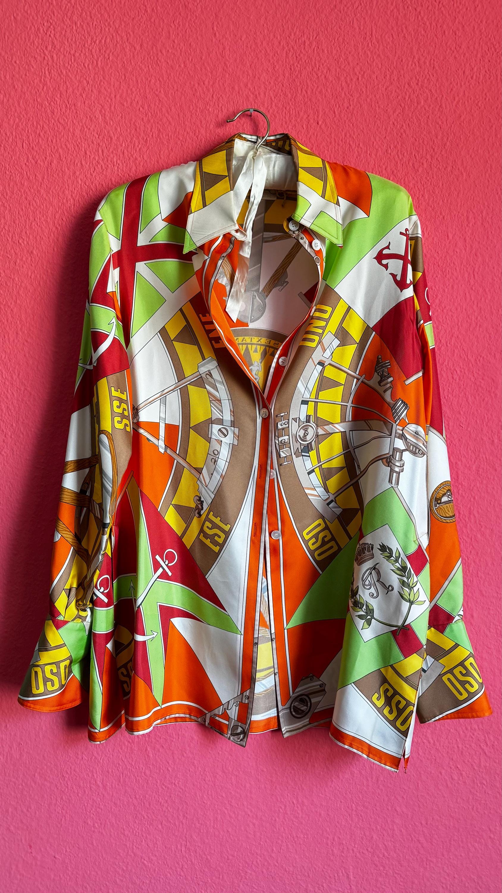 Vintage Hermes Top - Etsy