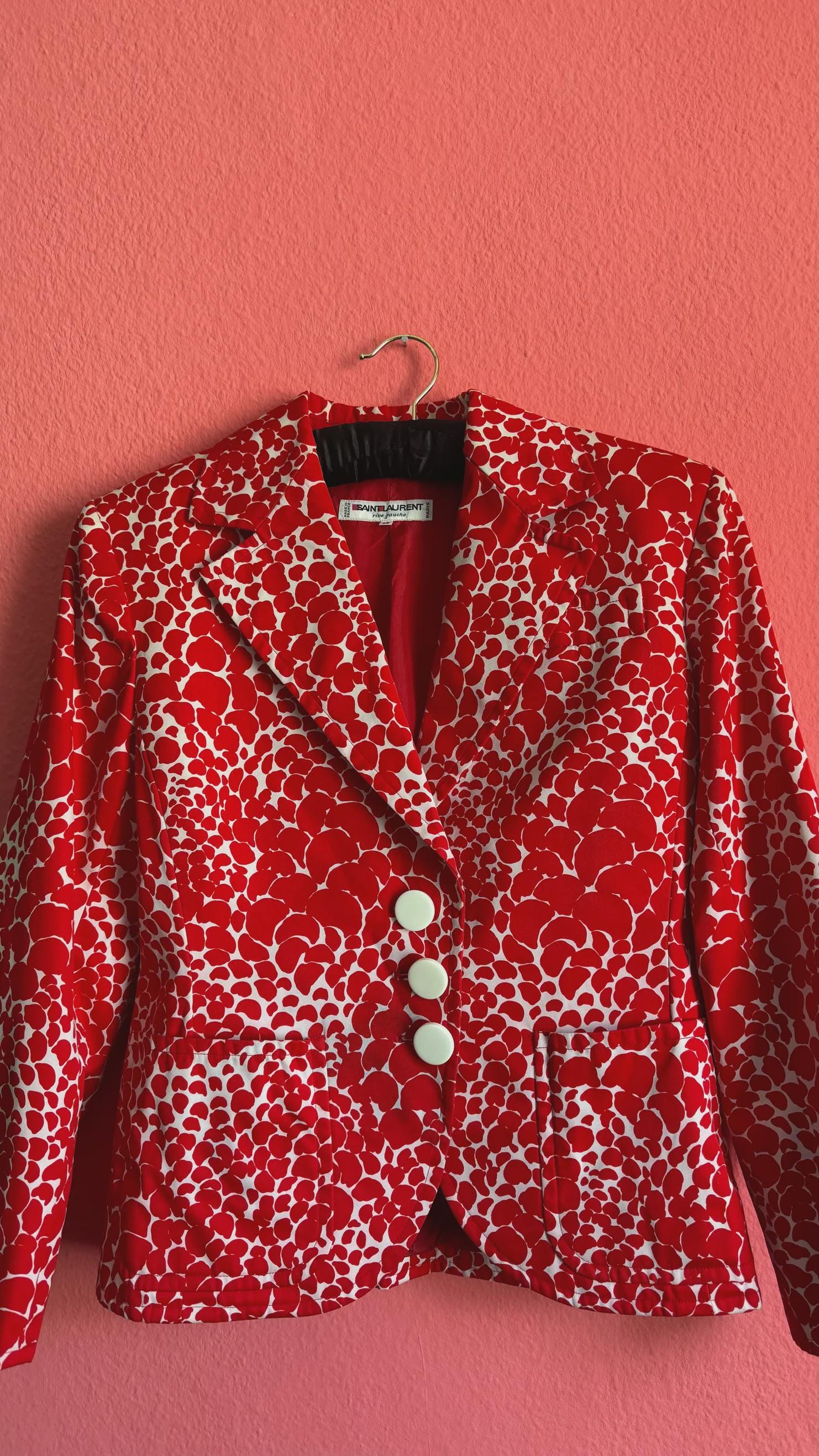 Yves Saint Laurent Rive Gauche Jacket - Etsy