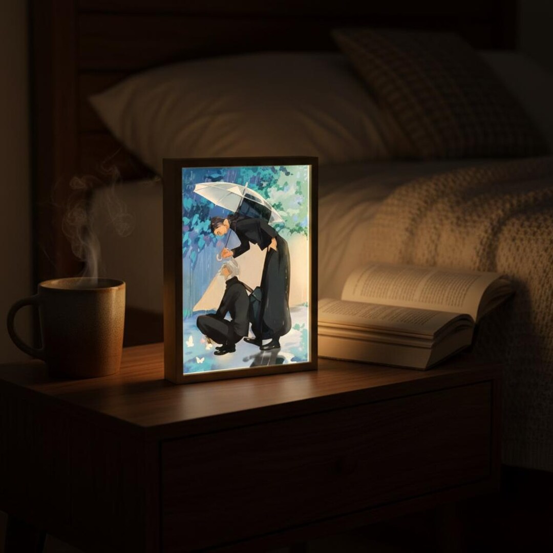 Gojo & Geto LED Lamp – Jujutsu Kaisen Anime Light Frame, Japanese Manga ...