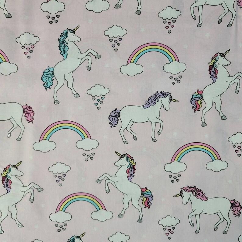 Unicorn Pillowcase, Personalized Pillowcases Lt Pink Rainbows