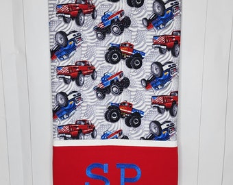 Patriotic Pillowcases, Trucks Pillowcase, Barn and Truck Pillowcase, Personalized Pillowcases