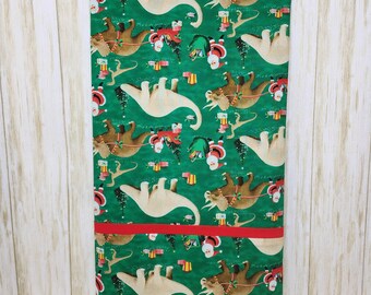 Christmas Dinosaur Pillowcase, Personalized Pillowcases