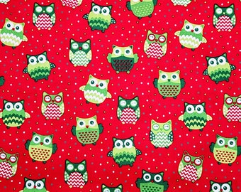 Christmas Owls Pillowcase, Personalized Pillowcases