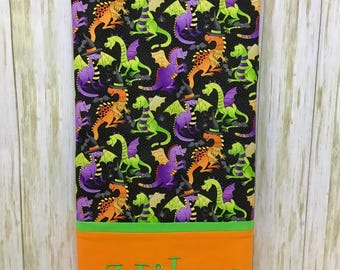 Halloween Dragons Pillowcases, Dragon Pillowcase, Personalized Pillowcases