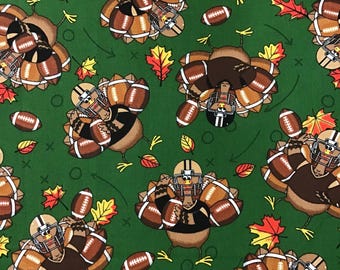 Football Turkey Pillowcase, Fall Turkeys Pillowcase, Personalized Pillowcases