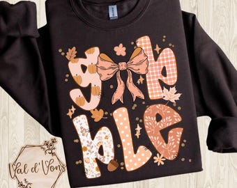 Gobble Sweatshirt, Fall Sweat Shirt