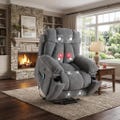 CANMOV Large Power Lift Recliner Chair for Elderly and Big People with Massage & Heat, Heavy-Duty Motion Recliner, Anti-Skid Fabric