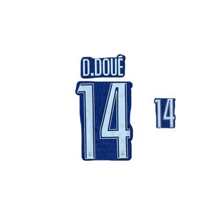 Child flocking kid nameset DÉSIRÉ DOUÉ #14 2024 2025 Fourth version cut High Quality