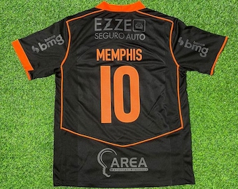 Camiseta de fútbol naranja Memphis Depay Corinthians 2025/26, camiseta de aficionado al fútbol