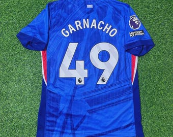 Camiseta de fútbol azul Alejandro Garnacho Chelsea 2025/26 local