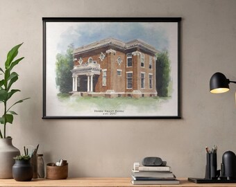 Commercial Use License - House Portrait Illustration Add-On