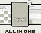 Planner All-in-One | Daily Weekly Monthly Digital iPad Planner