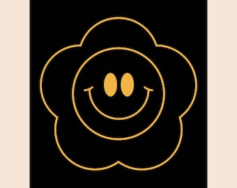 Afronta cada día con una sonrisa - camiseta con emoticono sonriente