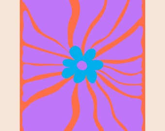 Confía en tu intuición: mensaje en un póster brillante y colorido.