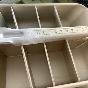VINTAGE Frigidare Ljusguld Aluminium Isbitsform