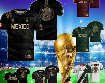 Mexico Soccer Jersey 2026 World Cup Fan Apparel, Mexican Football Shirt for Men, Mexico Team Supporter Soccer Jersey