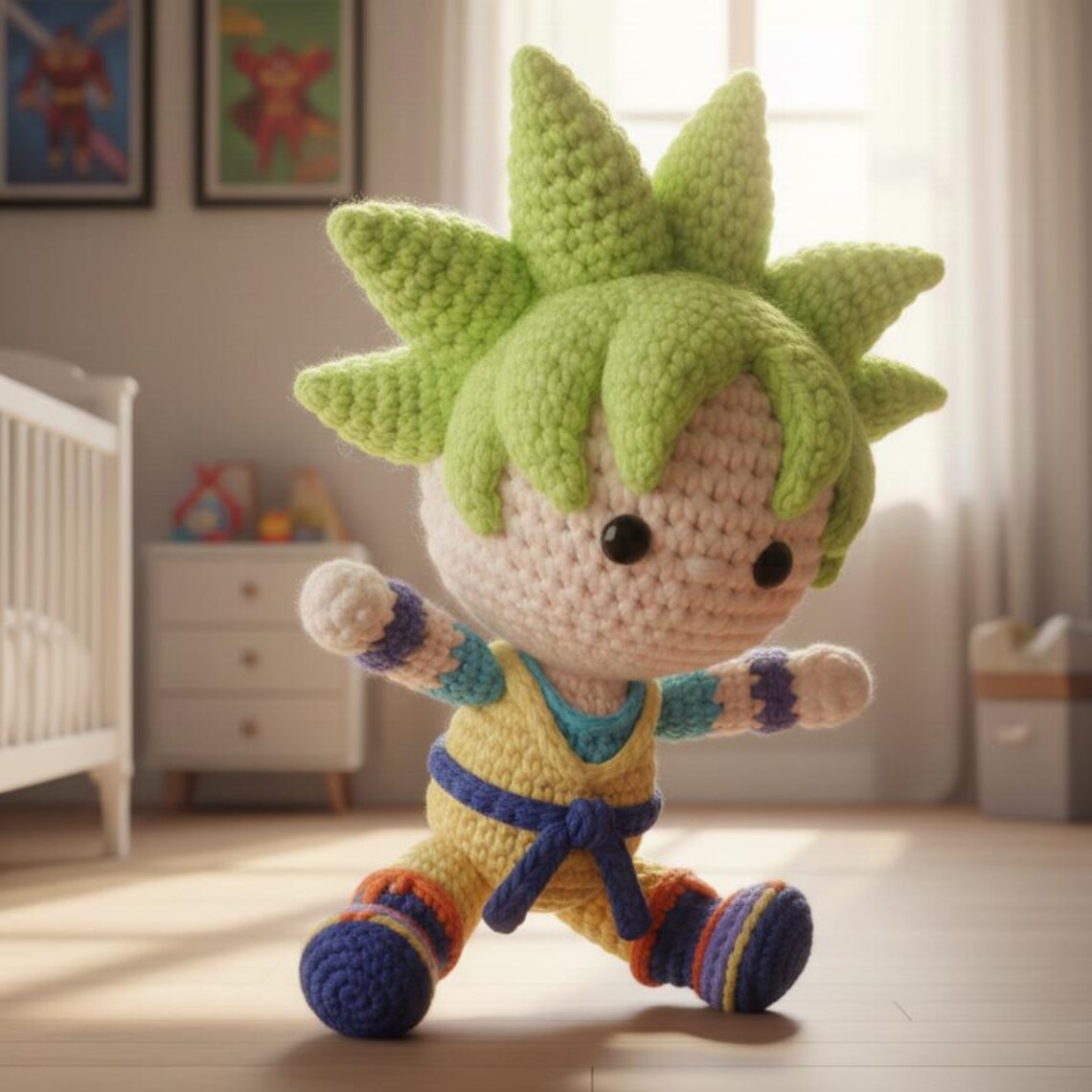 Goku Pattern Goku Amigurumi Crochet Pattern, Dragon Ball Z Anime Doll (PDF Pattern ...