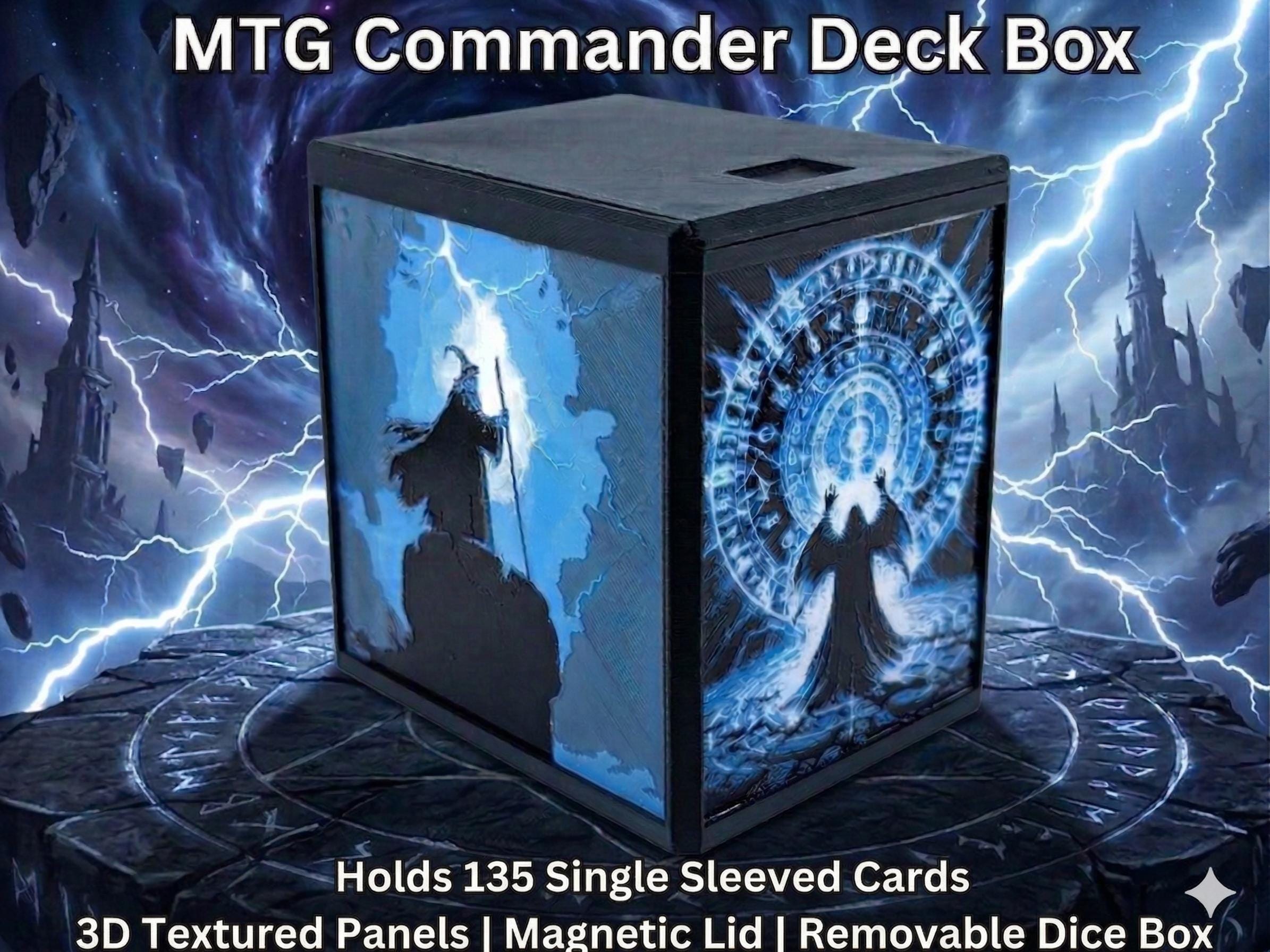 Wizard Commander Deck - Etsy Wizard Commander Deck - Etsy