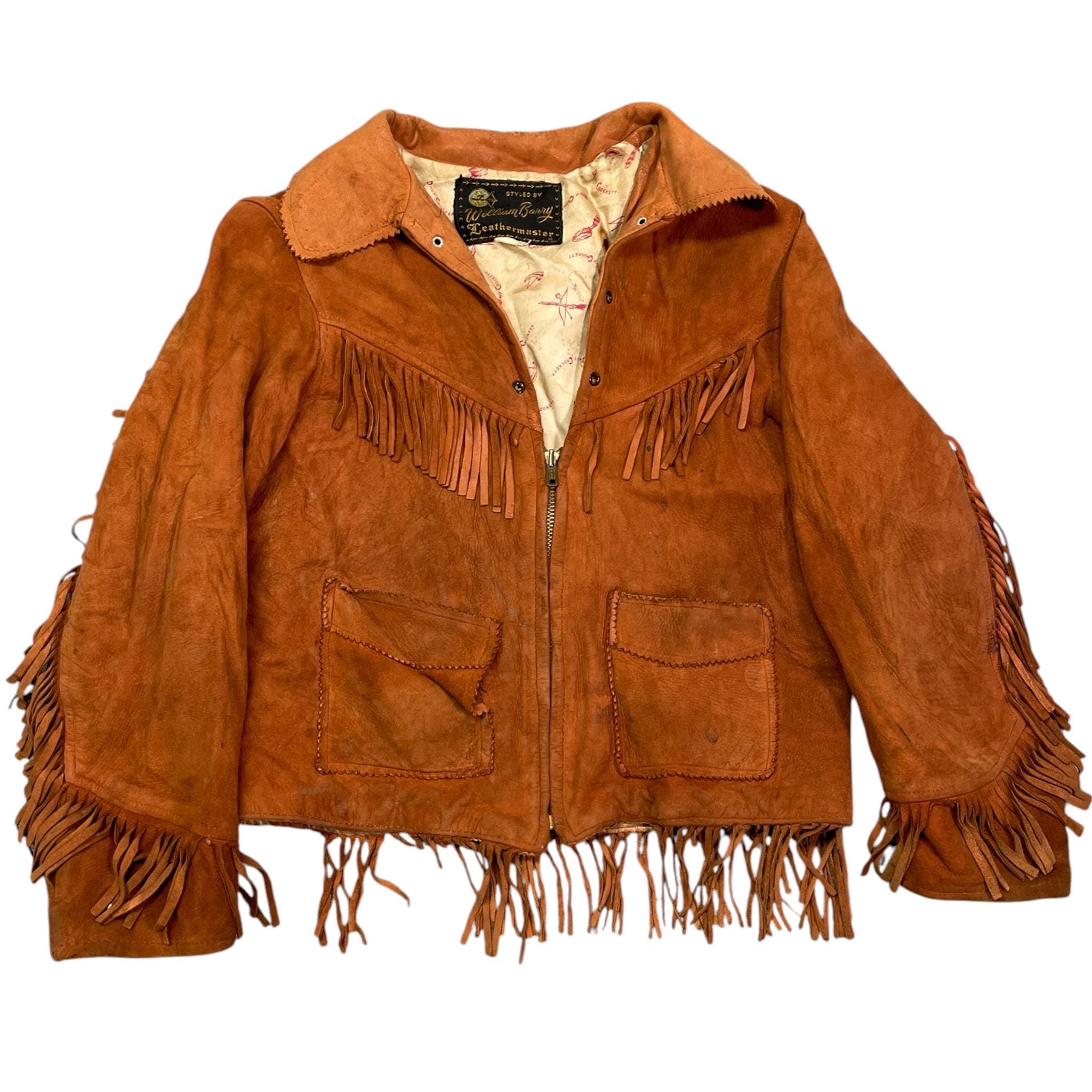Men's Vintage 1950's Suede Jacket - Etsy