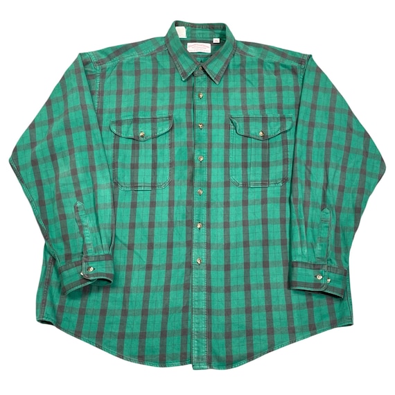 Filson, Vintage 80s C.C. Filson Co. Plaid Flannel Field Shirt