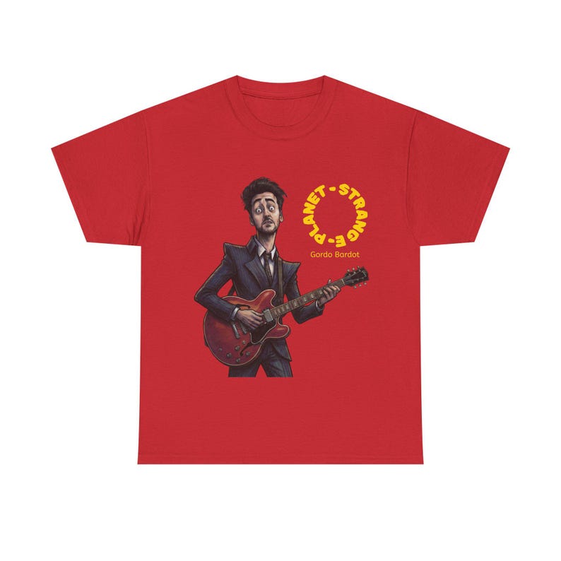 ゴルド・バルドー - 「Planet Strange」 - Tシャツ 画像 6