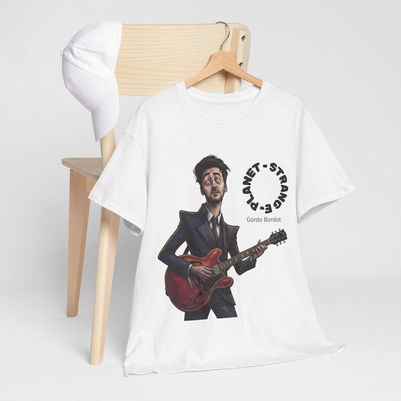 ゴルド・バルドー - 「Planet Strange」 - Tシャツ 画像 7