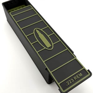 223 / 5.56 Ammo Storage Box – Matte Finish – Stackable – Multiple Capacities & Colors