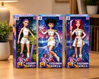K-Pop Demon Hunter Dolls- Demon Slayer Dolls, Perfect Gift For K Pop Fans, Rumi, Mira Zoey Demon Hunter