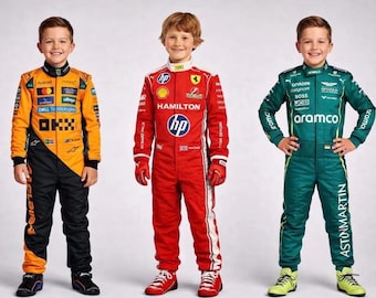 New 2026 kids/adult F1 racing suit cordura go kart outfit balaclava free gift