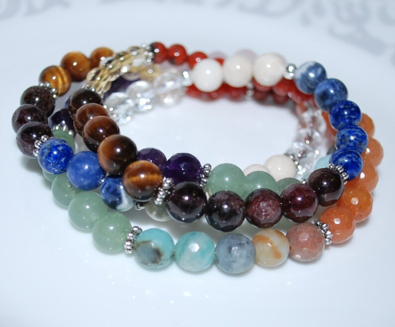 mens healing crystal necklace