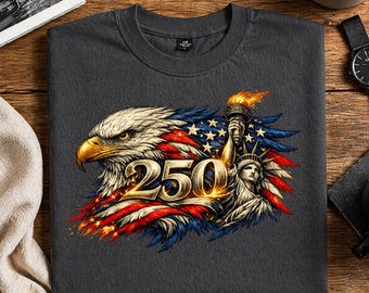 America 250 Grafica PNG, Aquila Patriottica Libertà Design 4 luglio