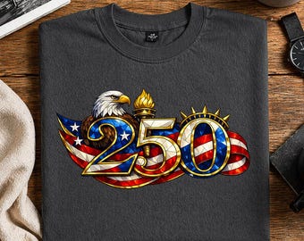 Grafica della bandiera con l'aquila per il 250° anniversario degli Stati Uniti (download digitale)