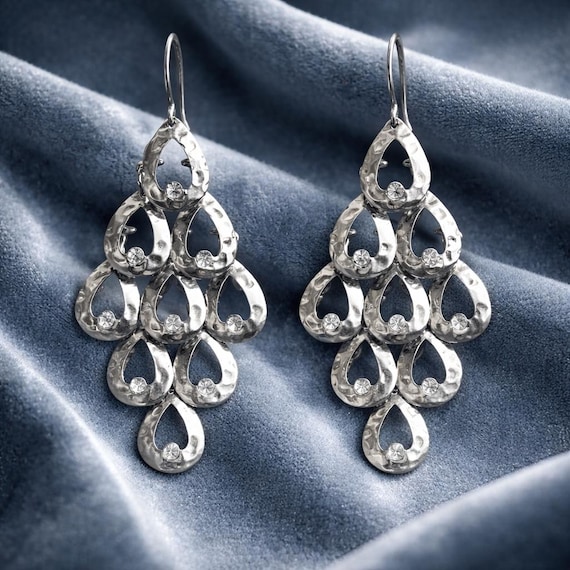 Statement Dangle Earrings - image 1