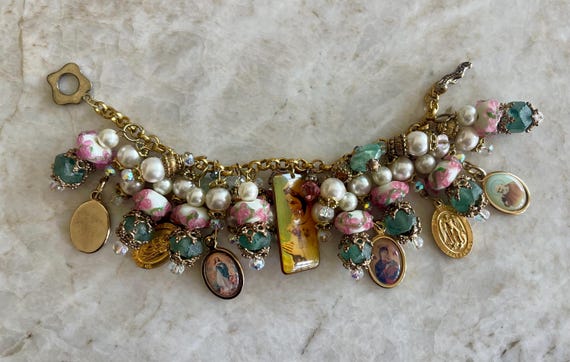 Statement Religious Charm Bracelet. - image 3