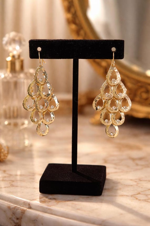 Statement Dangle Earrings - image 3