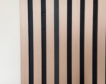 Cubierta para conducto de cables de panel acústico de ajuste a presión / Diseño entrelazado sin espacios / Ocultador de cables de TV invisible para paredes de listones