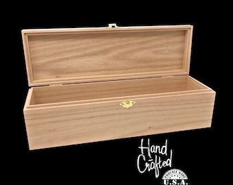 Handmade Wooden Wine Box | The Perfect Gift For Any Wine Lover | Personalized With Custom Engraving