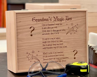 Grandma's Magic Box: A Handmade Wooden Treasure Trove of Childhood Memories