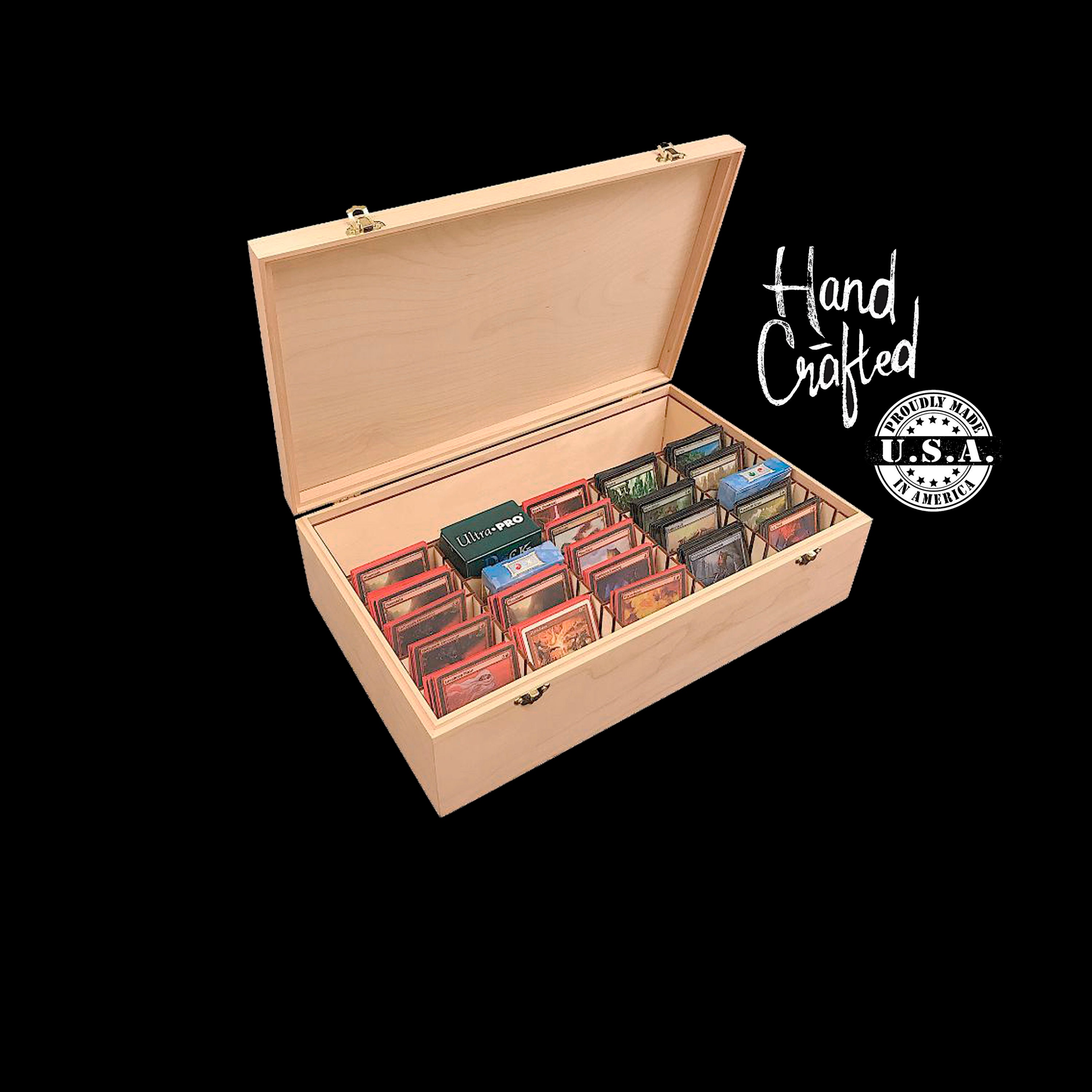 Unfinished Wooden Deck Box with Hinges & Latches-16 1/2 x 10 1/4 x 4 …
