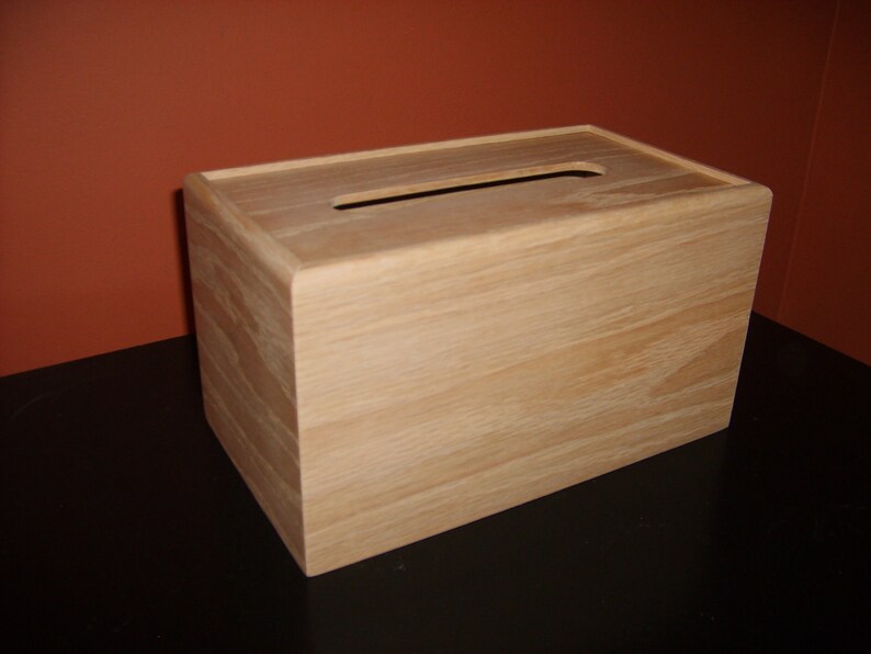Unfinished Wood Tissue Box Cover Kleenex 210 Count 2 Ply Image 0