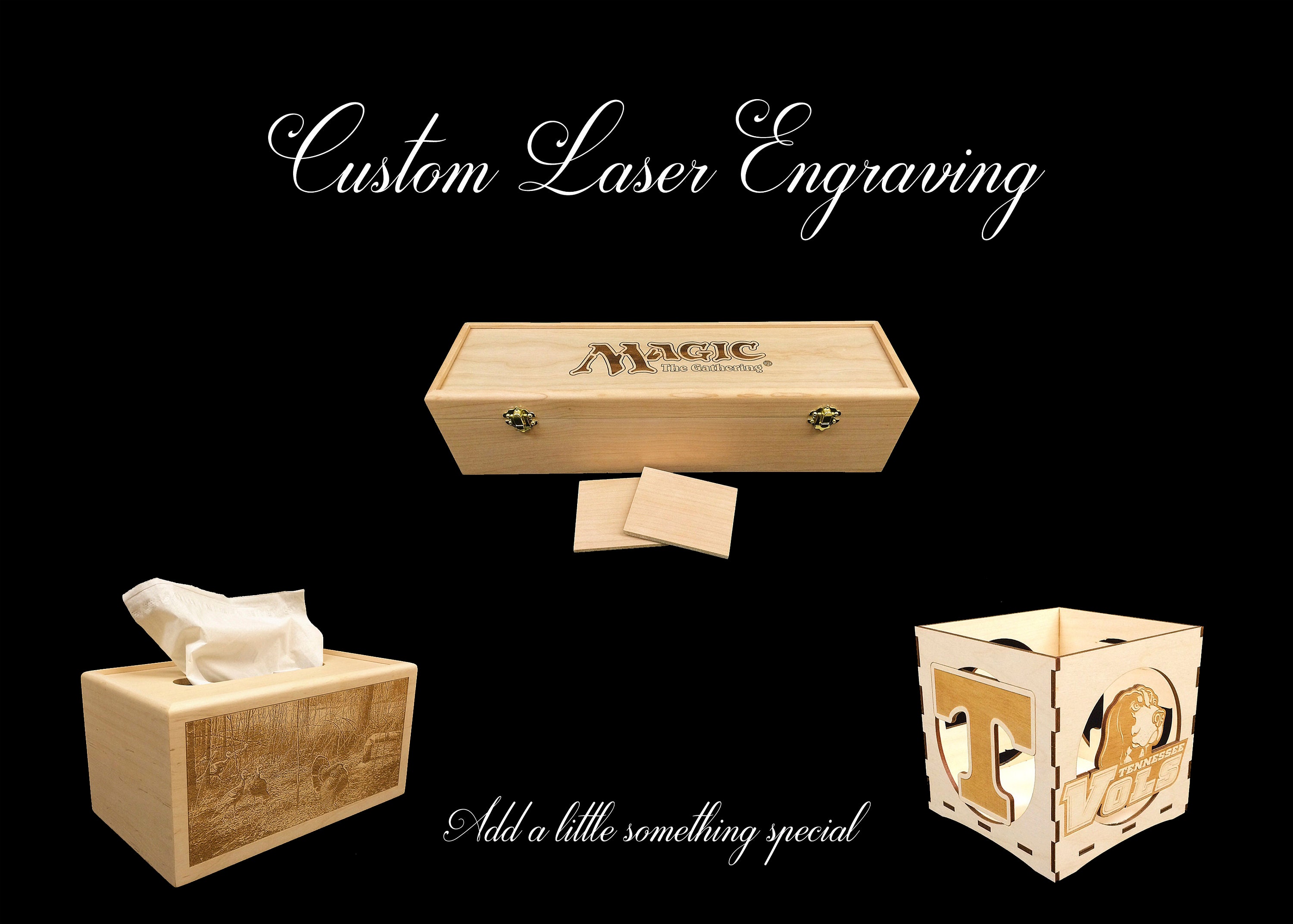Juvale Paquete de 6 cajas pequeñas de madera con tapa con bisagras, cierre  frontal, caja del tesoro pintable sin terminar para manualidades