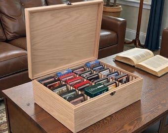 MTG Magic the Gathering Large Etched Storage Box Organizer Stand Alone Fits  3100+ Sleeved Cards / 4500+ Unsleeved! - Etsy