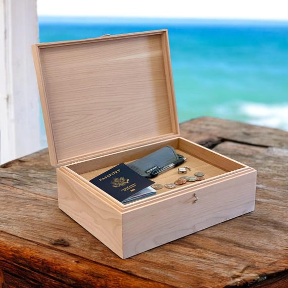 Portinot Uhrenschachtel Holz Uhrenbox Holz Uhrenbox Holzbox Holz