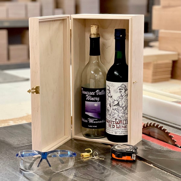 Unfinished Wood Box Etsy