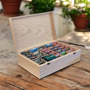 Sammelkarte Aufbewahrungsboxen Sammlerkarte Aufbewahrungsboxen Kartenveranstalter TKG Deck Box Baseballkarte Aufbewahrungsgeschenk für Ihn Fußballkartenbox