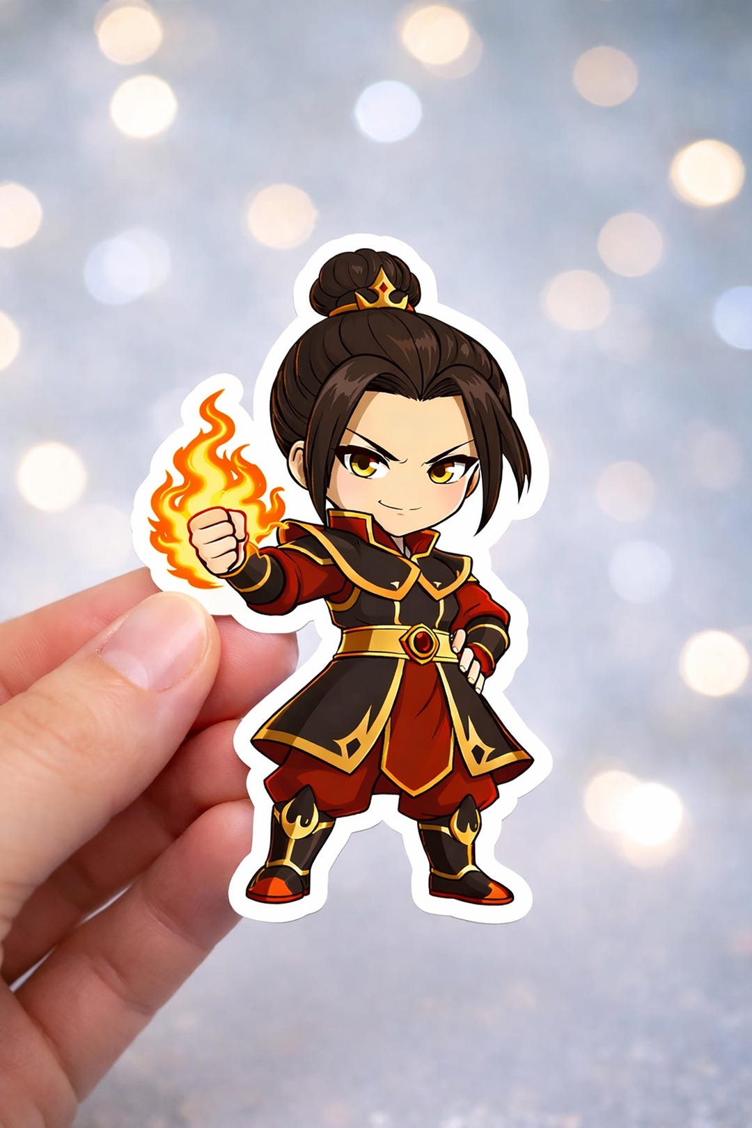 Azula Vinyl Sticker | Chibi | Avatar: the Last Airbender | ATLA - Etsy