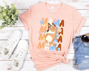 Camiseta azul "Mi mamá es la mejor", Camiseta azul para mamá, Regalo para el Día de la Madre, Camiseta azul de cumpleaños, Regalo azul para fans, Camiseta linda para mamá, Camiseta azul para la familia