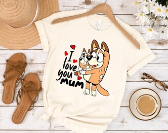 Camiseta azul "Mi mamá es la mejor", Camiseta azul para mamá, Regalo para el Día de la Madre, Camiseta azul de cumpleaños, Regalo azul para fans, Camiseta linda para mamá, Camiseta azul para la familia