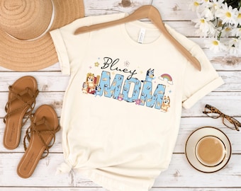 Camiseta azul "Mi mamá es la mejor", Camiseta azul para mamá, Regalo del Día de la Madre, Camiseta azul de cumpleaños, Regalo azul para fans, Camiseta linda para mamá, Camiseta azul para la familia,