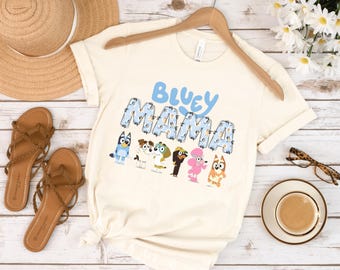 Camiseta azul "Mi mamá es la mejor", Camiseta azul para mamá, Regalo para el Día de la Madre, Camiseta azul de cumpleaños, Regalo azul para fans, Camiseta linda para mamá, Camiseta azul para la familia
